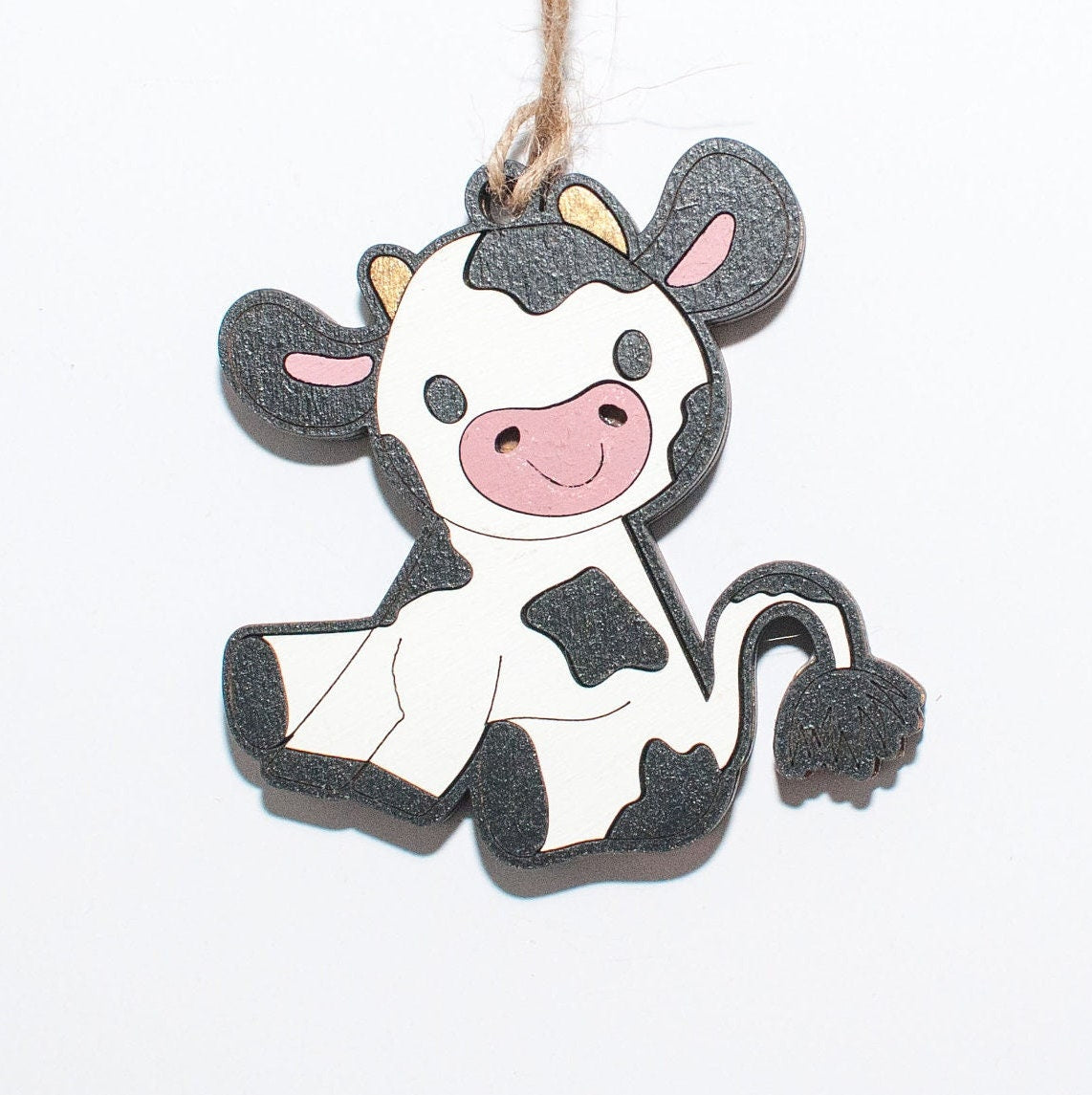 Cow Christmas Ornament