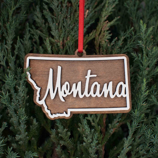 Montana Christmas Ornament