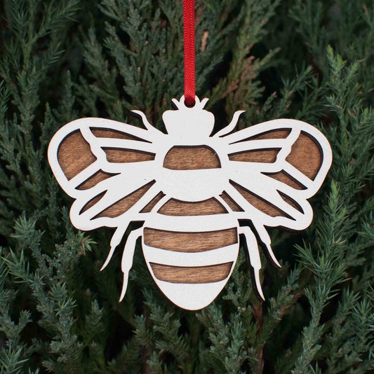 Honey Bee Christmas Ornament