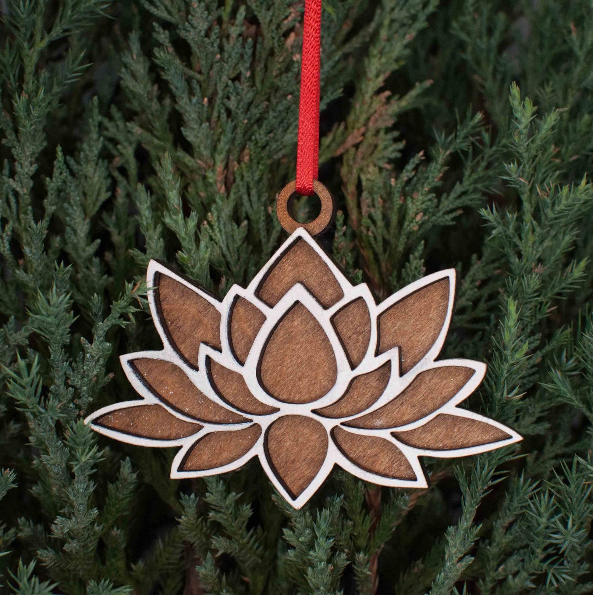 Lotus Flower Christmas Ornament