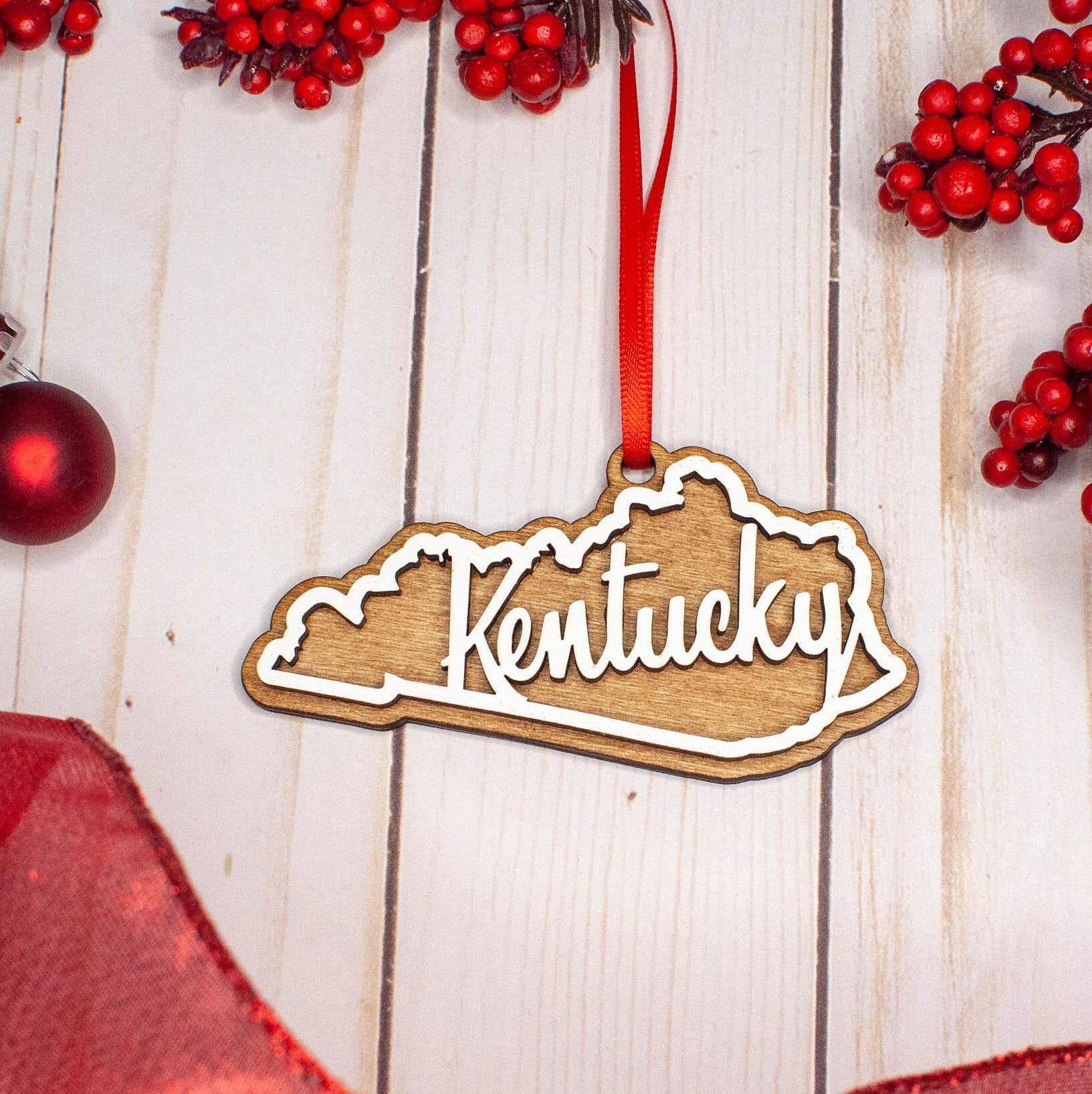 Kentucky Christmas Ornament