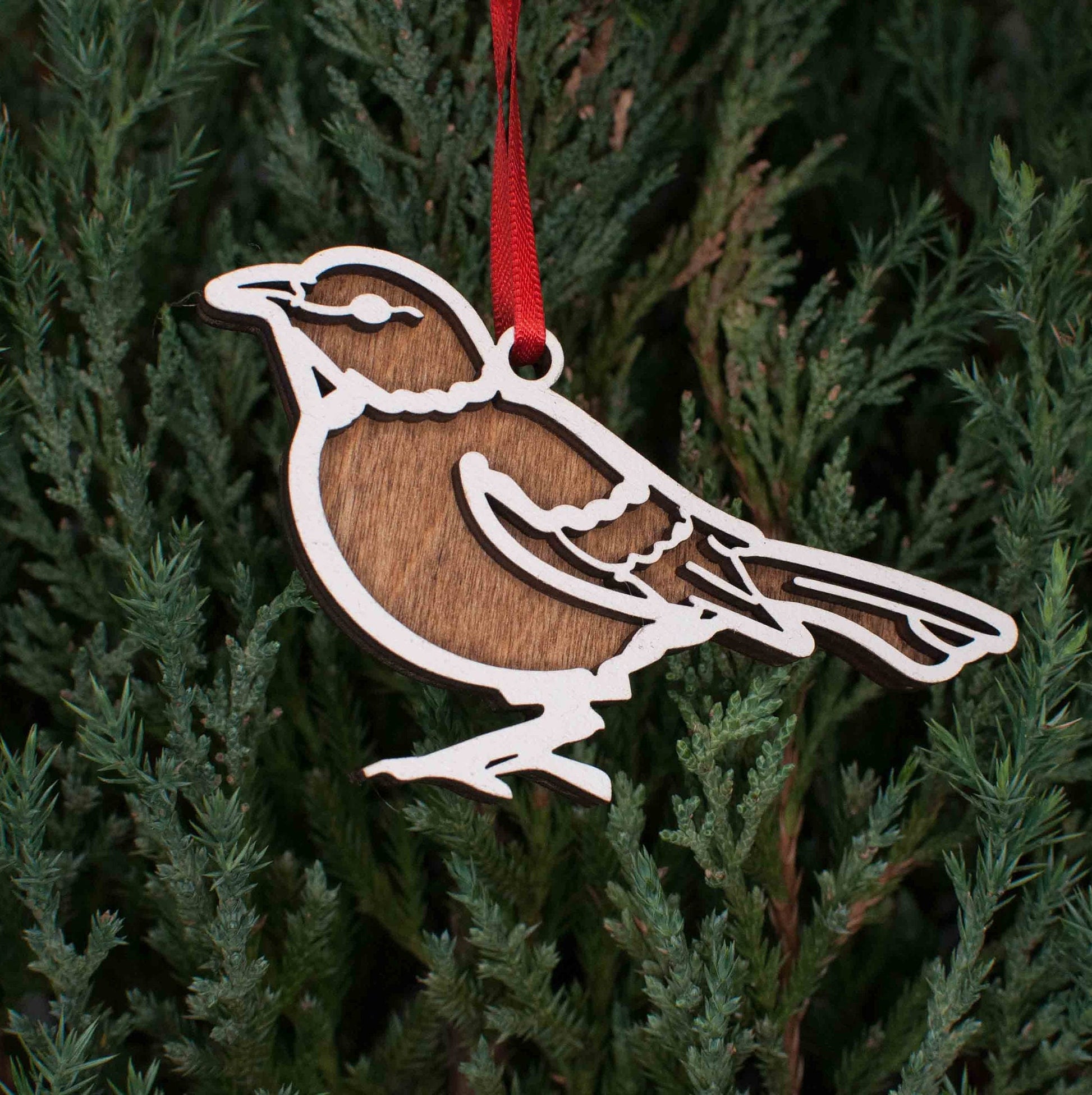 Mockingbird Christmas Ornament, Texas state bird