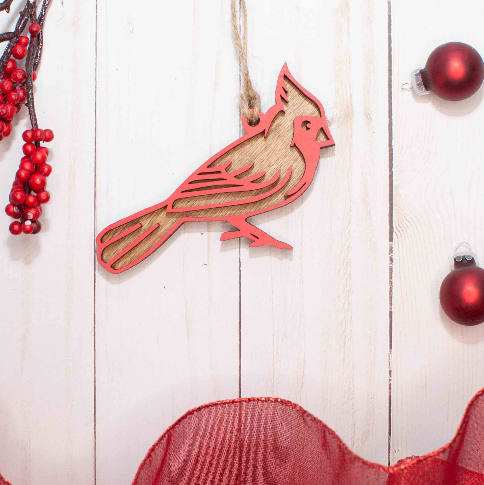 Red Cardinal Christmas Ornament