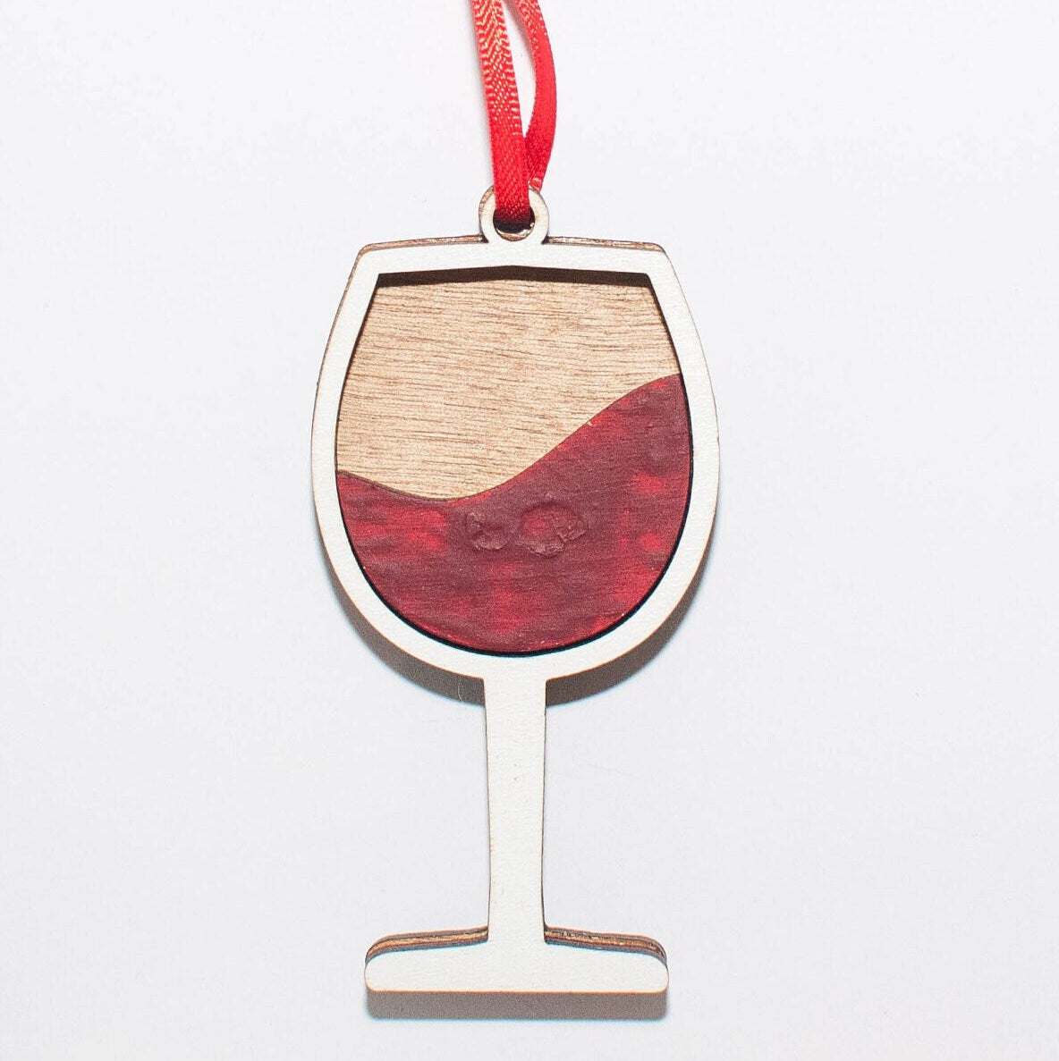 Wine Glass Christmas Ornament