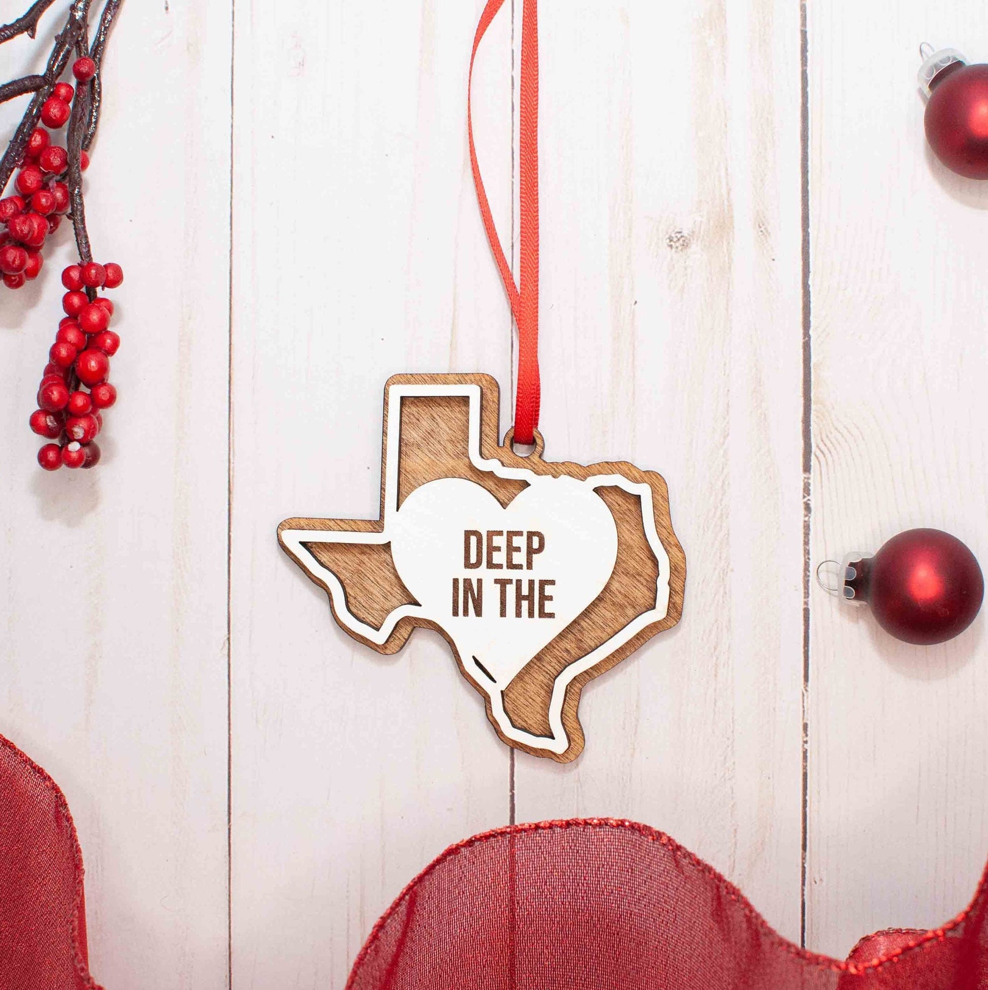 Deep in the heart of Texas Christmas Ornament