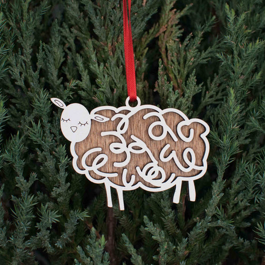 Sheep Christmas Ornament