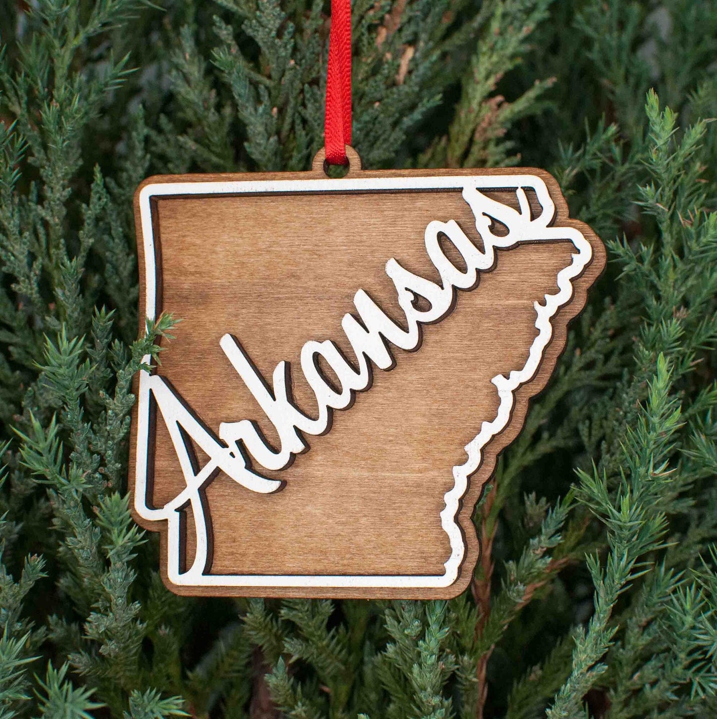 Arkansas Christmas Ornament