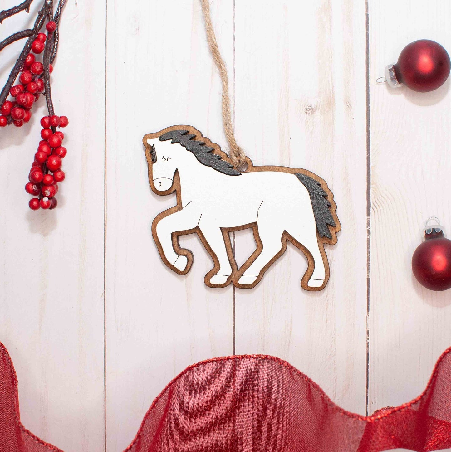 Horse Christmas Ornament