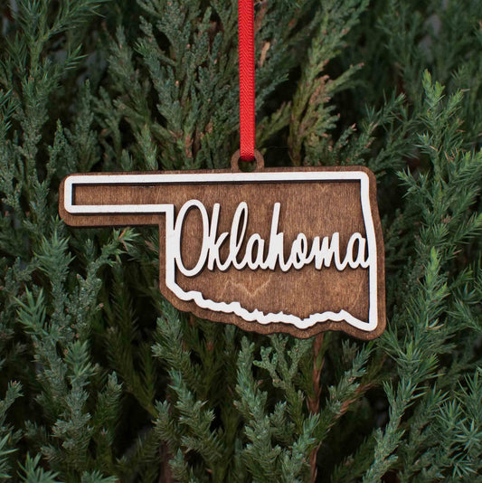 Oklahoma Christmas Ornament