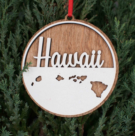 Hawaii Christmas Ornament