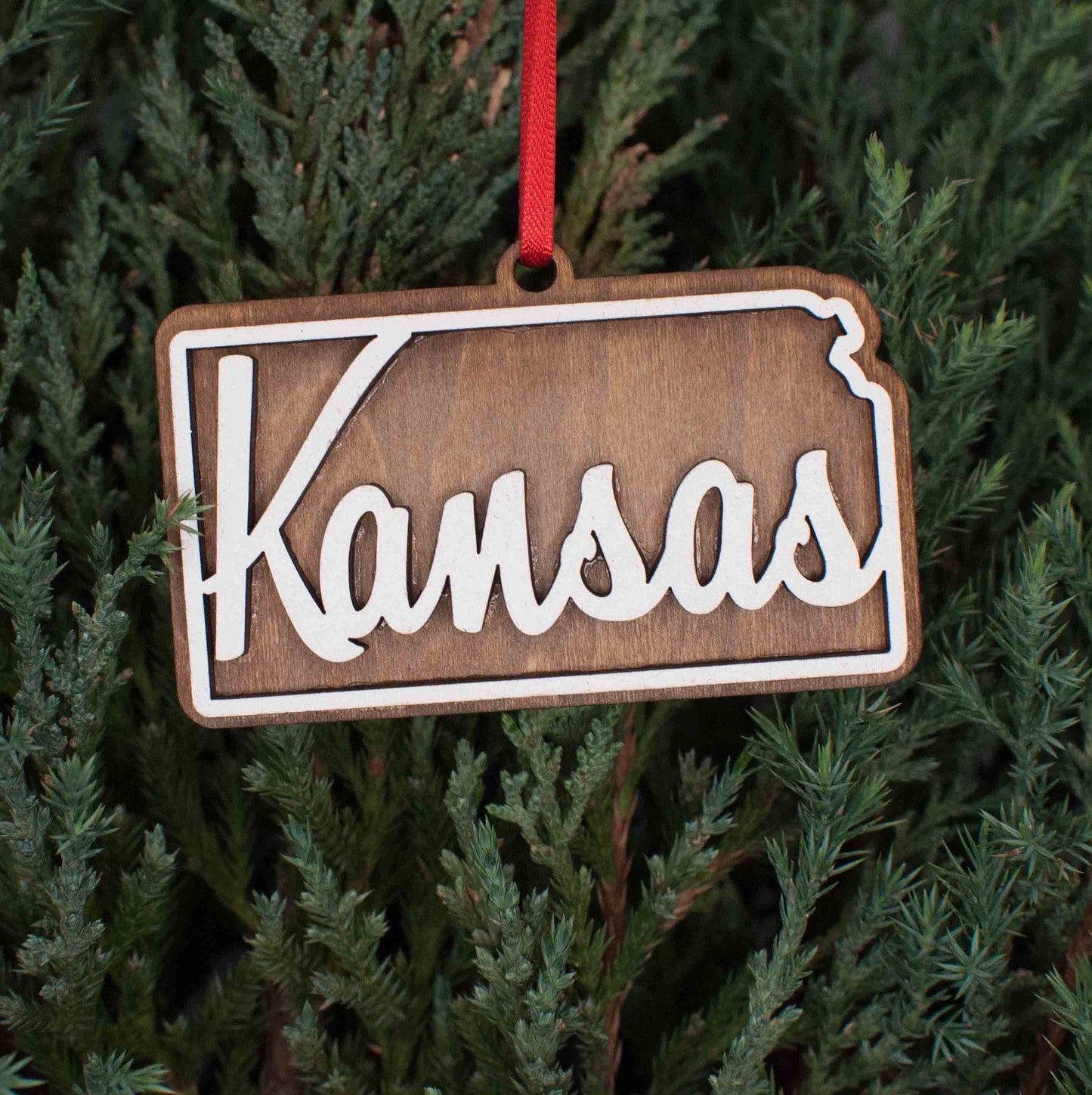 Kansas Christmas Ornament