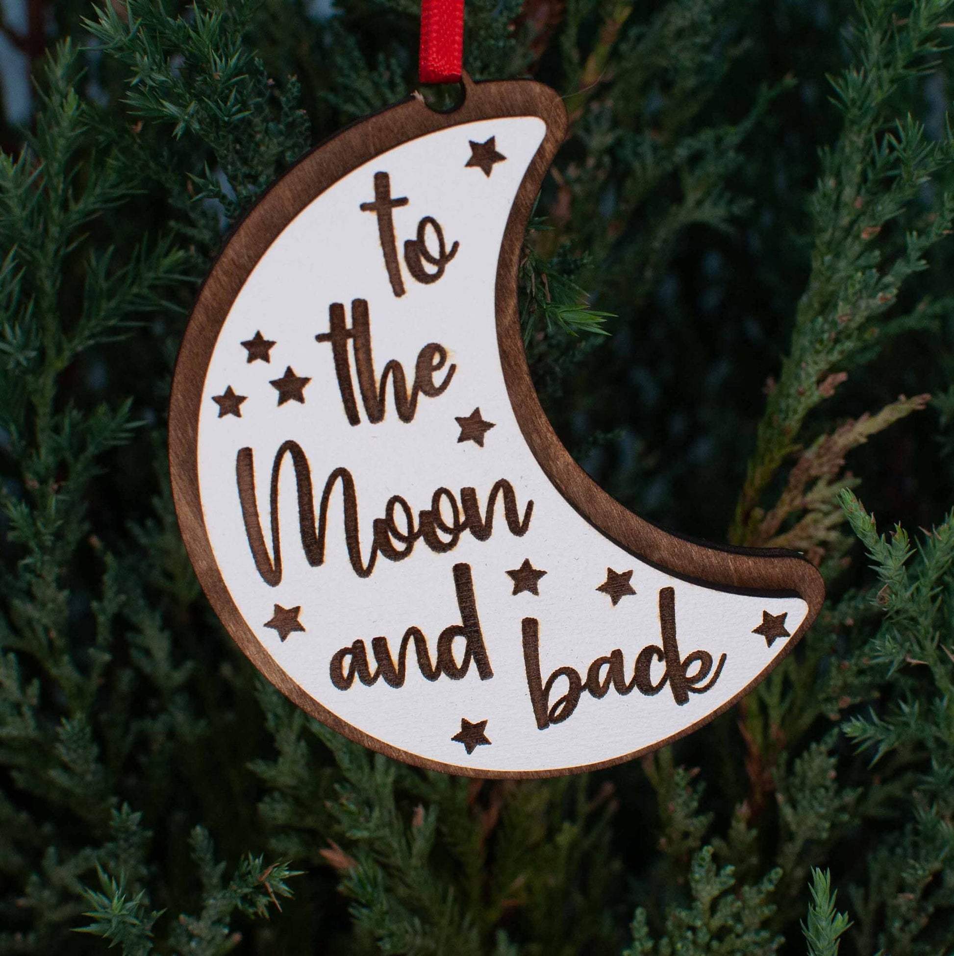 To The Moon and Back Christmas Ornament