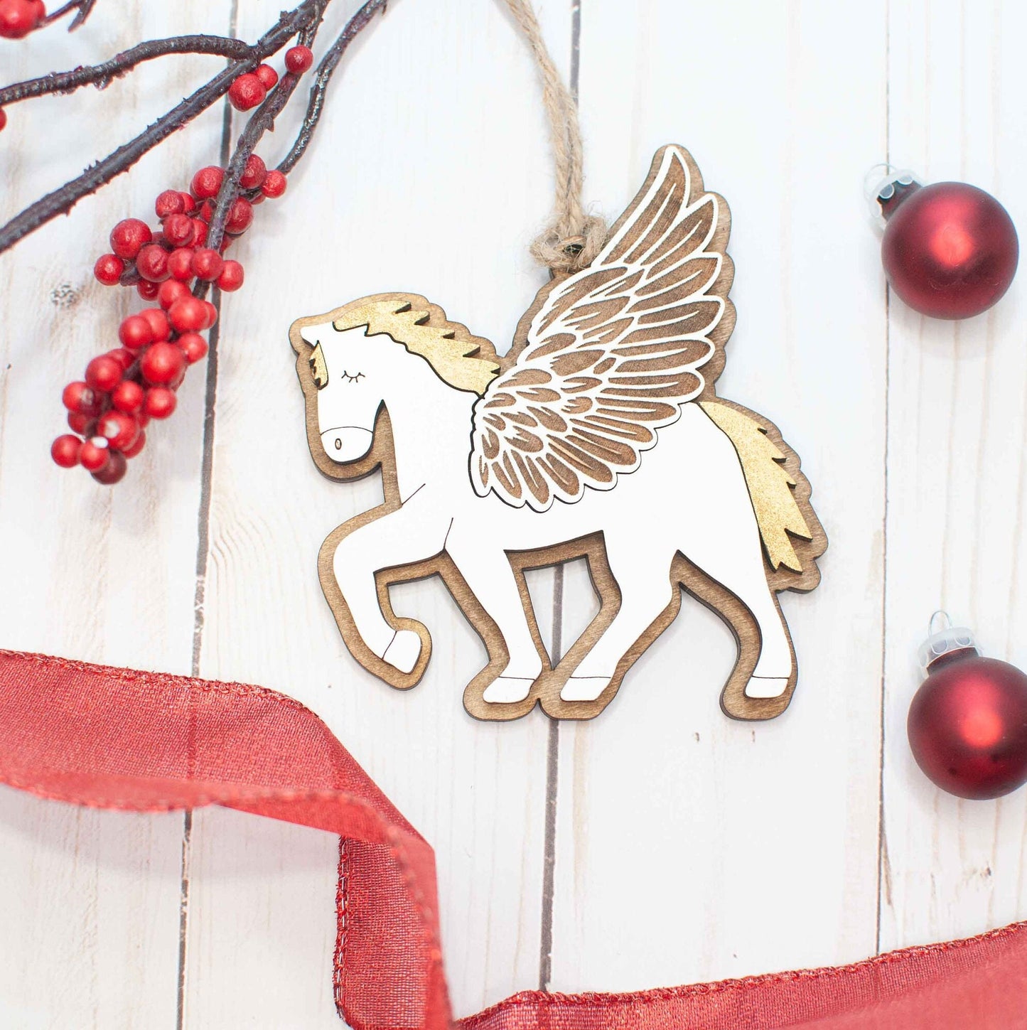 Pegasus Christmas Ornament