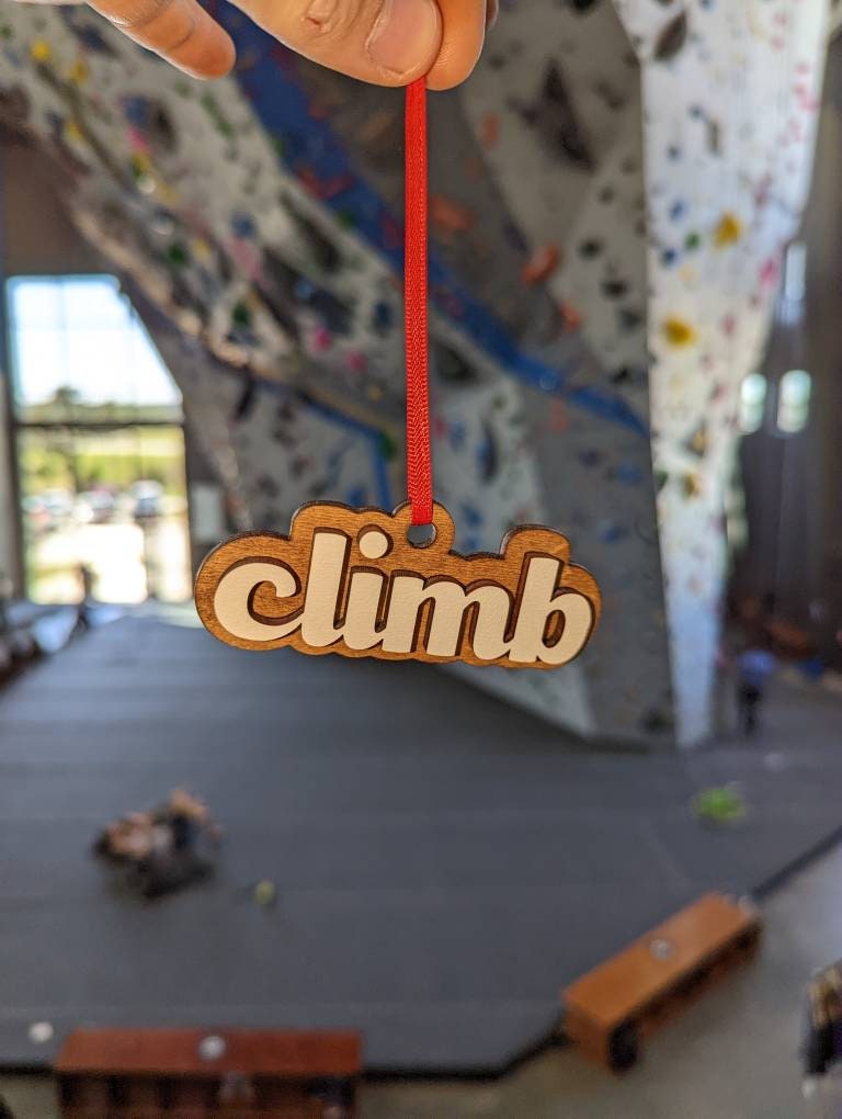 Climb Christmas Ornament