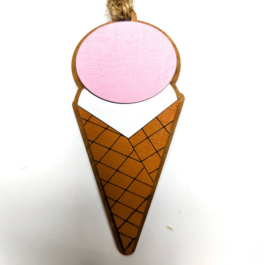 Ice Cream Christmas Ornament