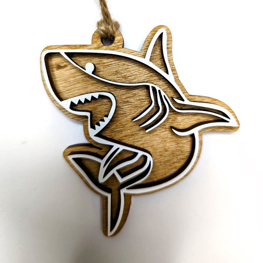 Shark Christmas Ornament