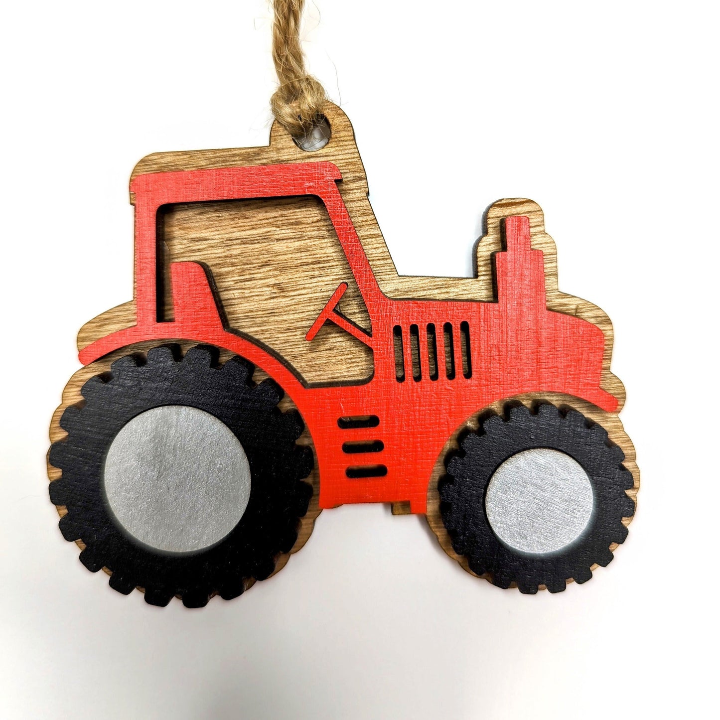 Tractor Christmas Ornament, Farmer Farm Ornaments