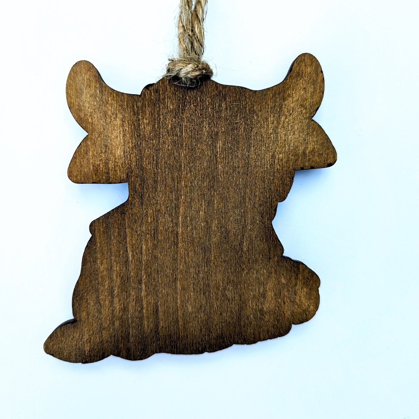 Highland Cow Christmas Ornament