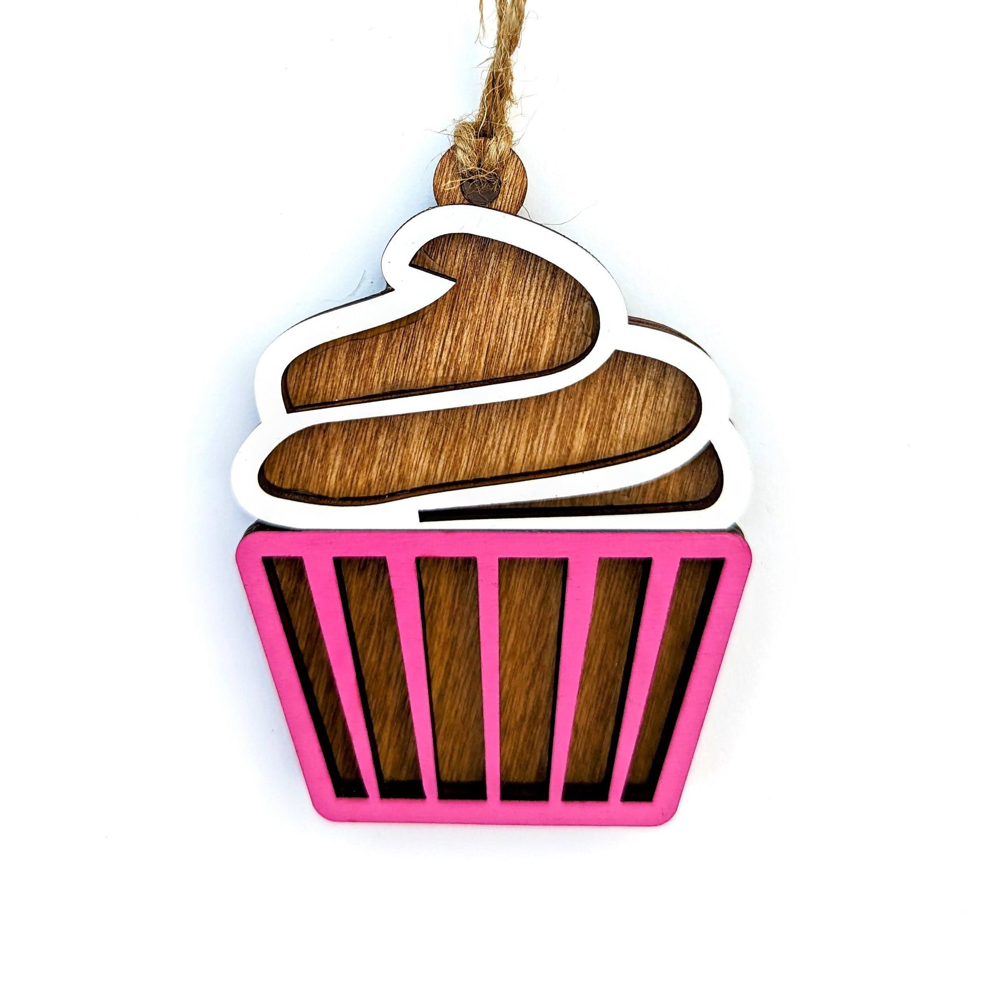 Cupcake Christmas Ornament