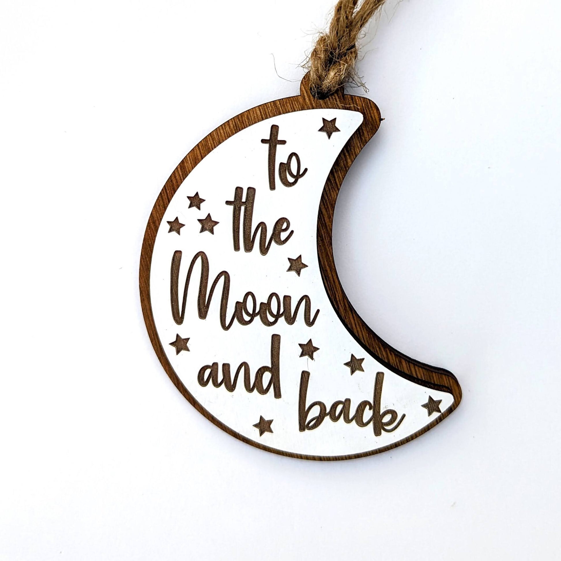 To The Moon and Back Christmas Ornament