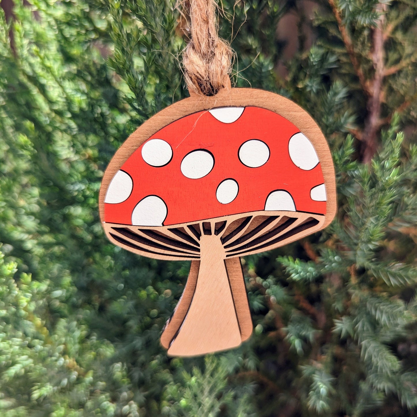 Mushroom Christmas Ornament