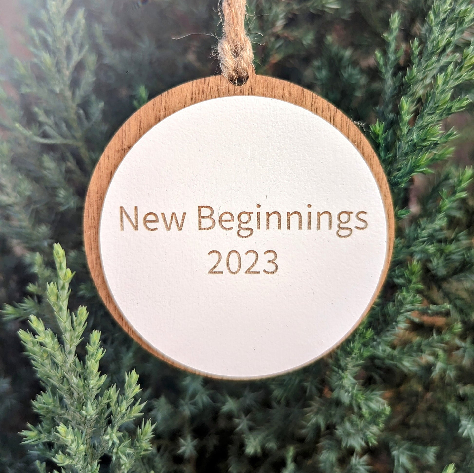 New Beginnings Christmas Ornament 2024