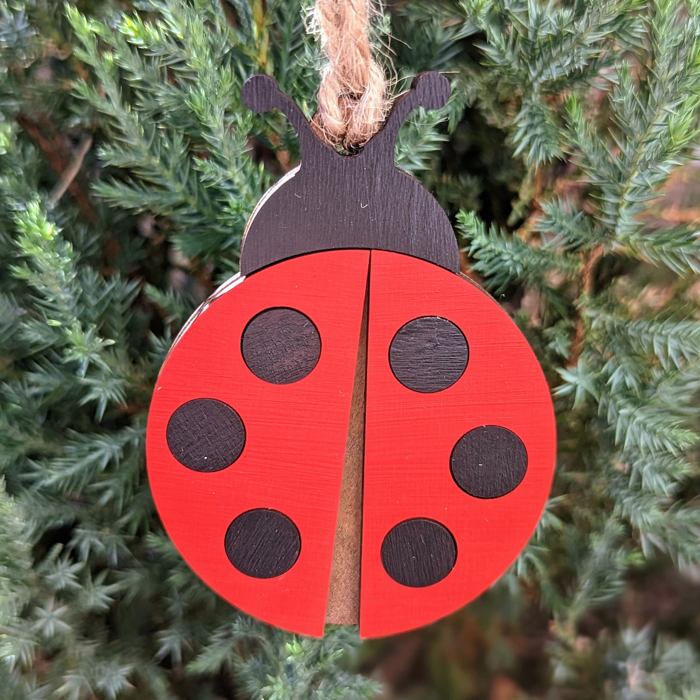 Lady Bug Christmas Ornament