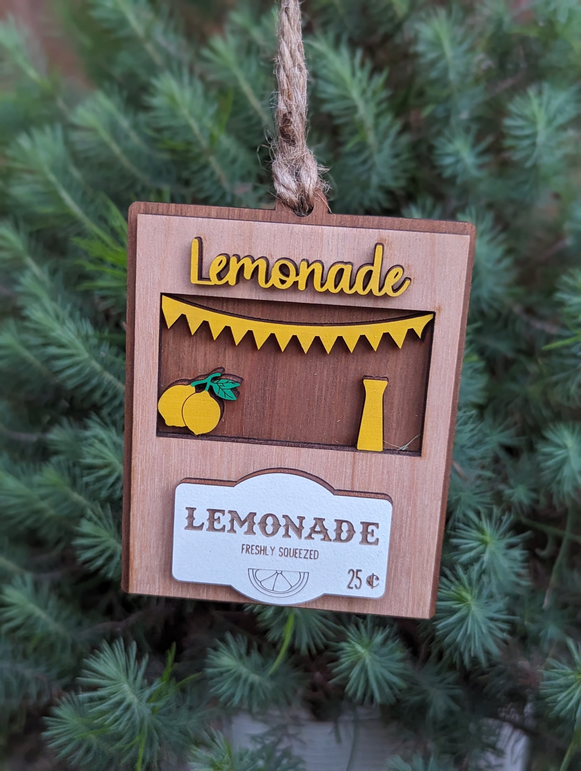 Lemonade Christmas Ornament