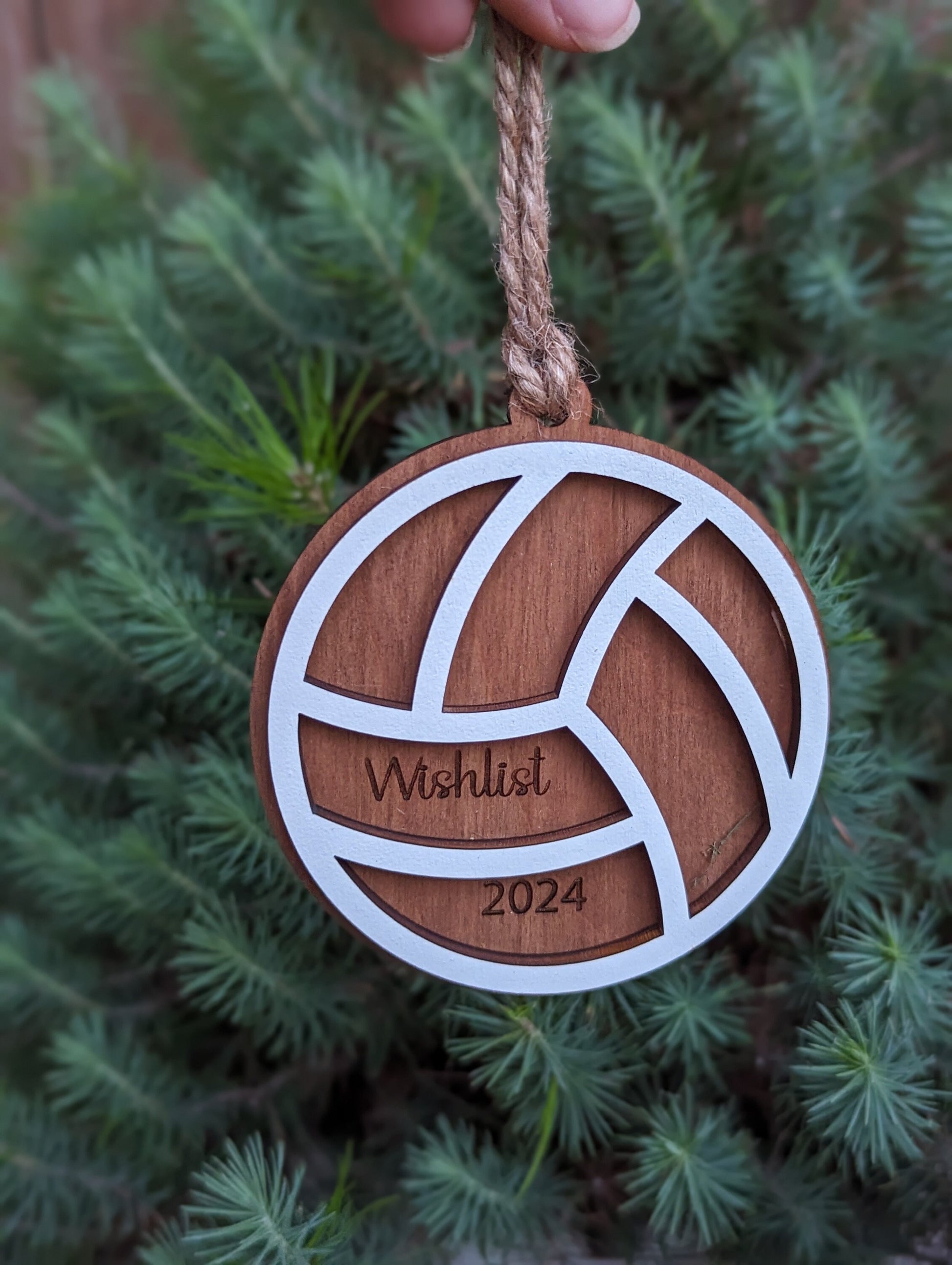 Volley Ball Christmas Ornament