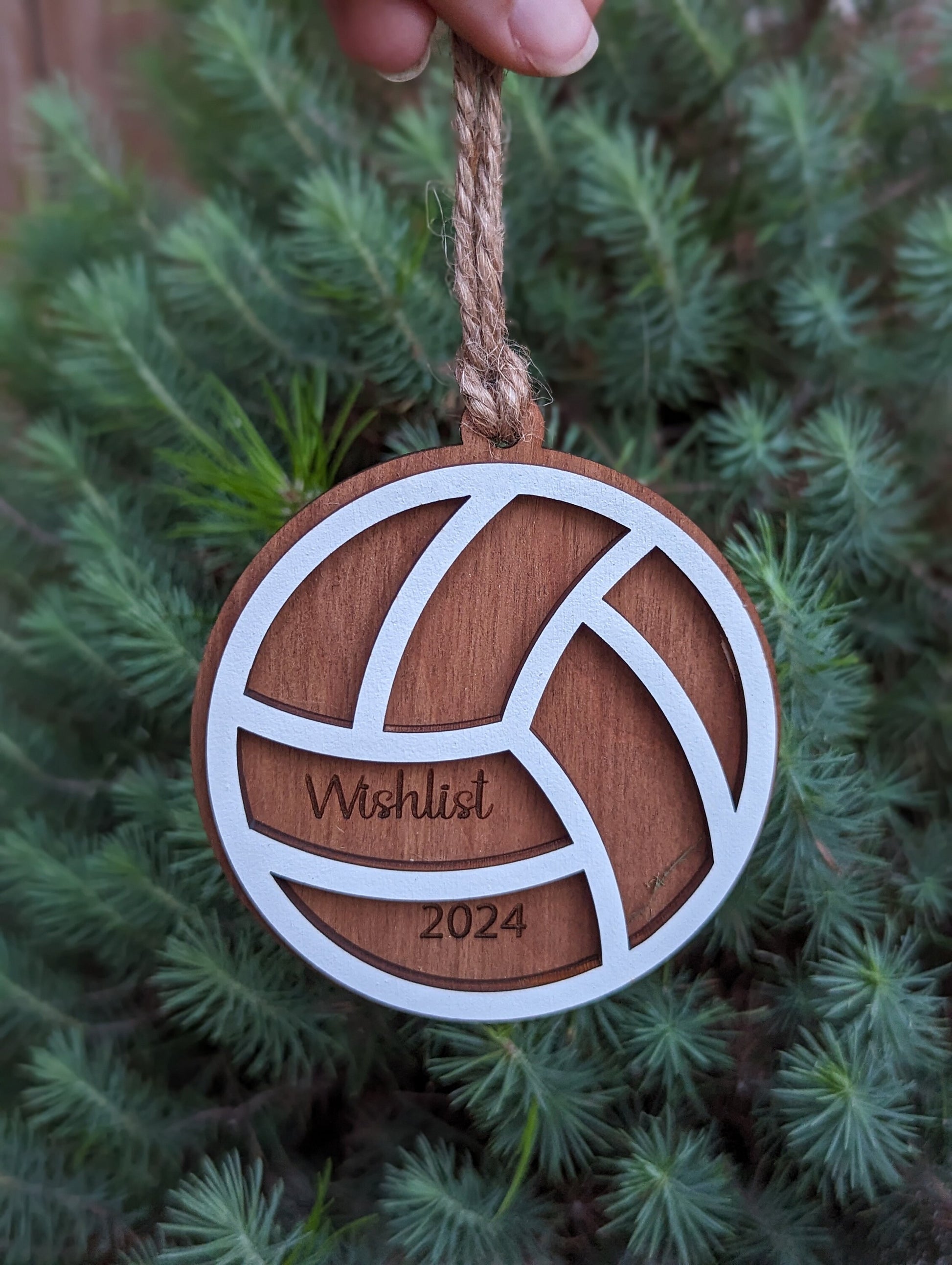 Volley Ball Christmas Ornament