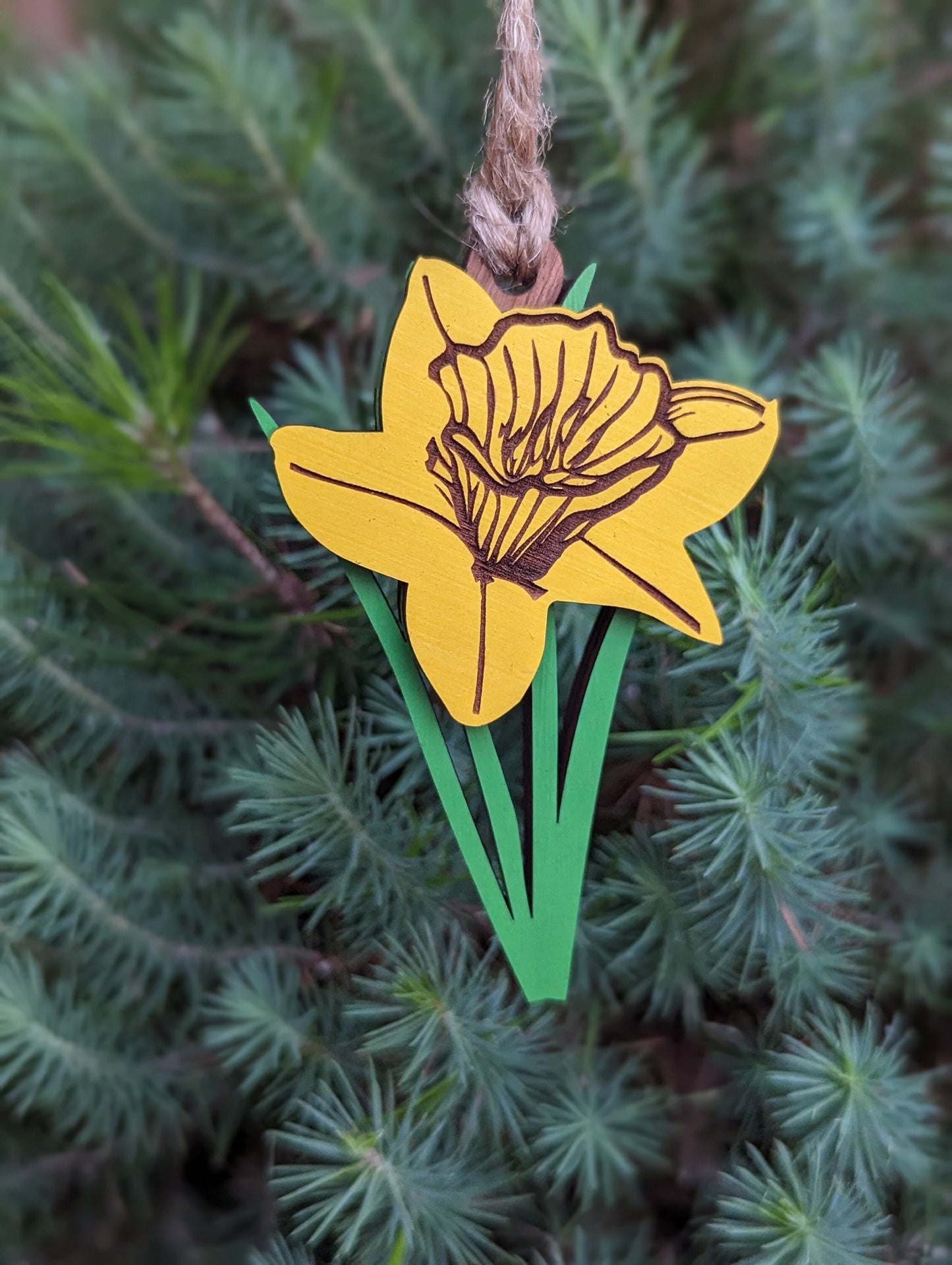 Daffodil Christmas Ornament