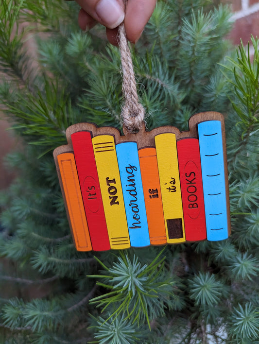 Books Christmas Ornament