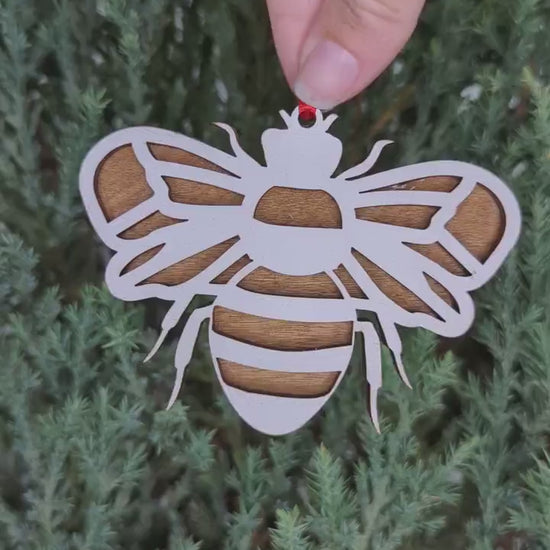 Honey Bee Christmas Ornament