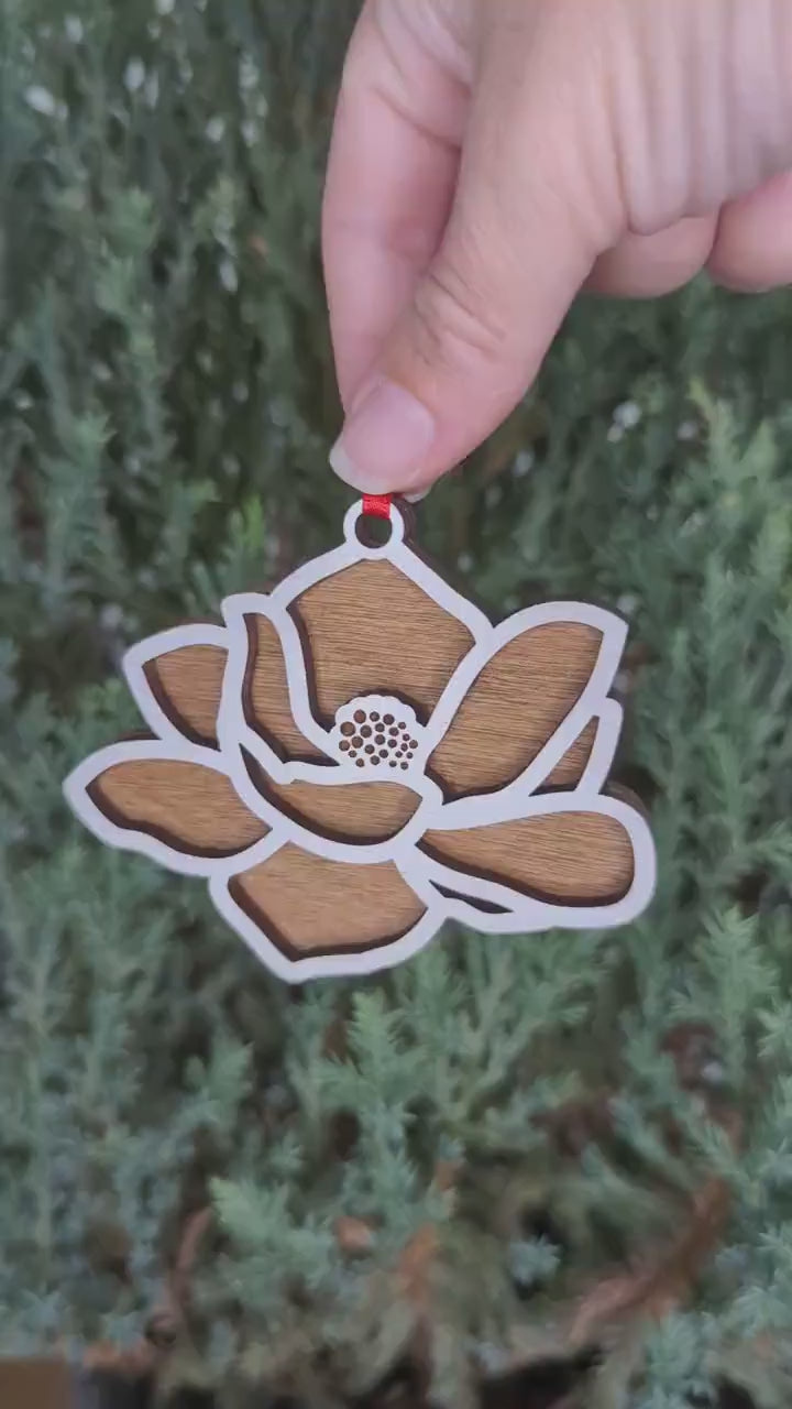 Magnolia Christmas Ornament