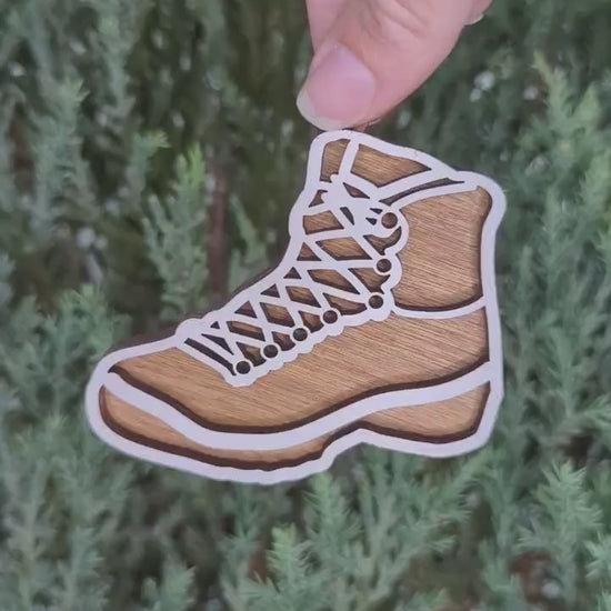 Hiking Boot Christmas Ornament