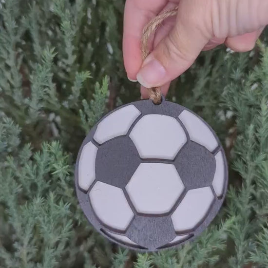 Soccer Ball Christmas Ornament