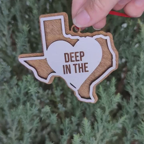 Deep in the heart of Texas Christmas Ornament