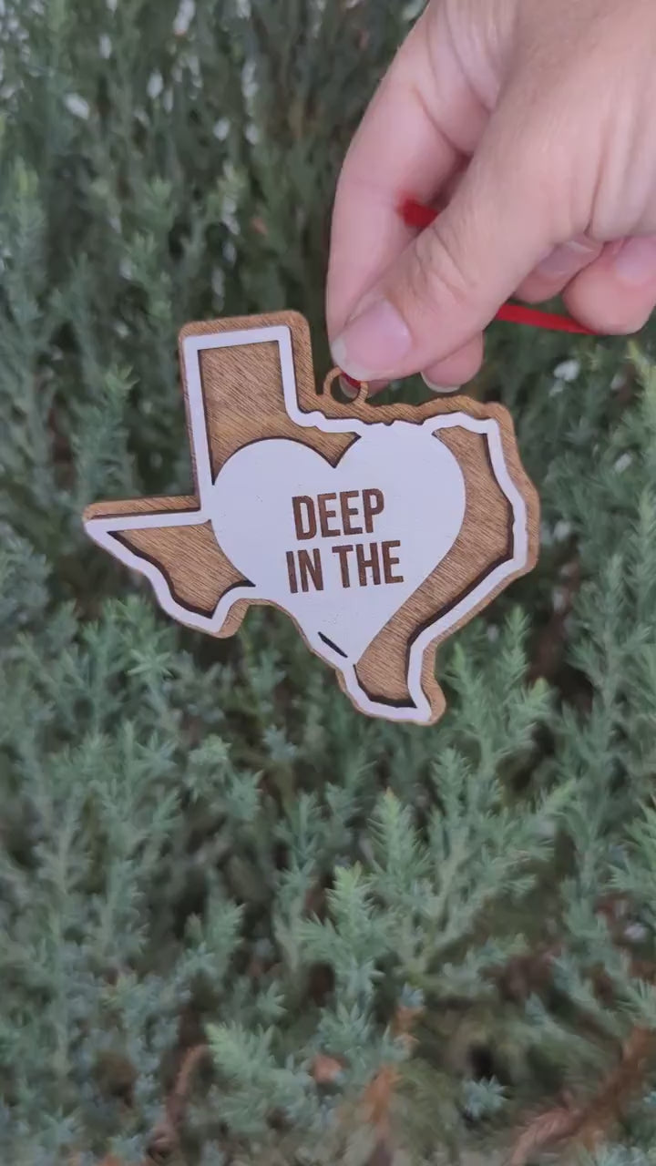 Deep in the heart of Texas Christmas Ornament