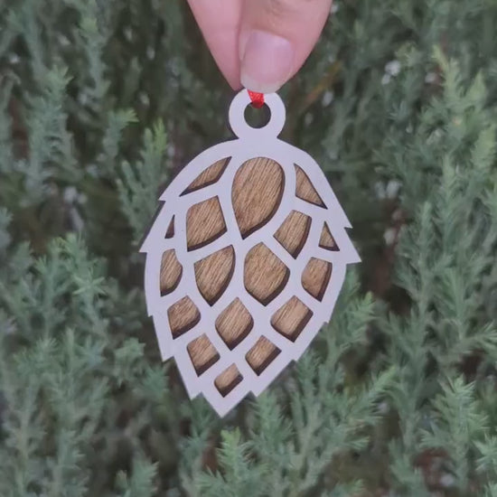 Beer Hop Christmas Ornament, Gift for the beer lover