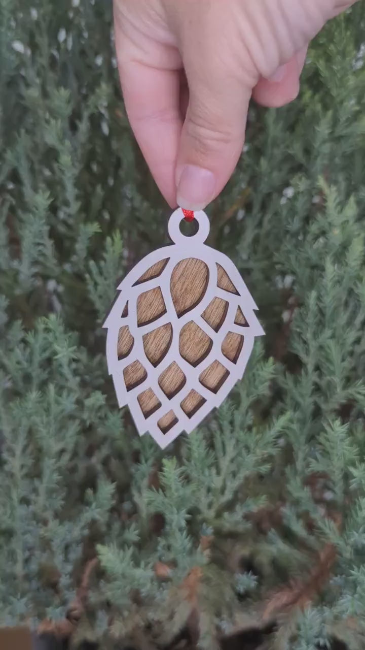 Beer Hop Christmas Ornament, Gift for the beer lover