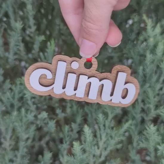 Climb Christmas Ornament