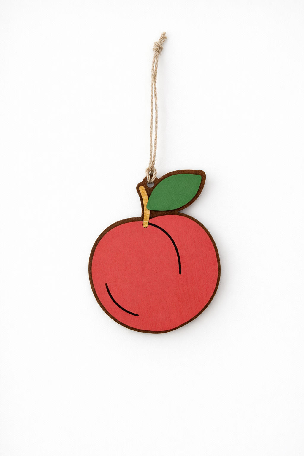 Peach Christmas Ornament