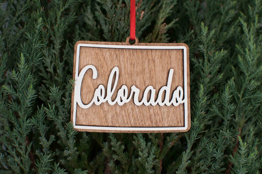 Colorado Christmas Ornament