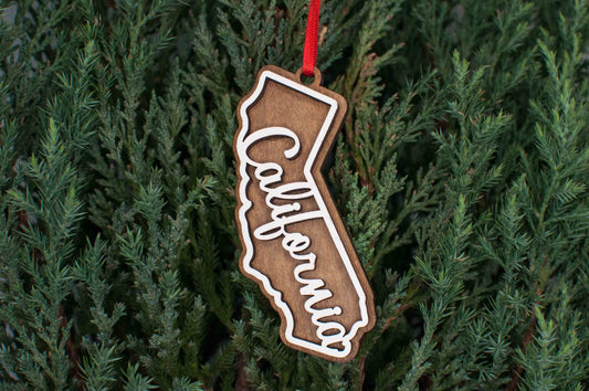 California Christmas Ornament