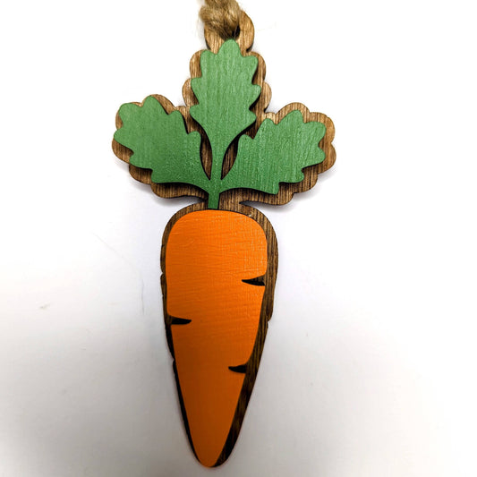 Carrot Christmas Ornament